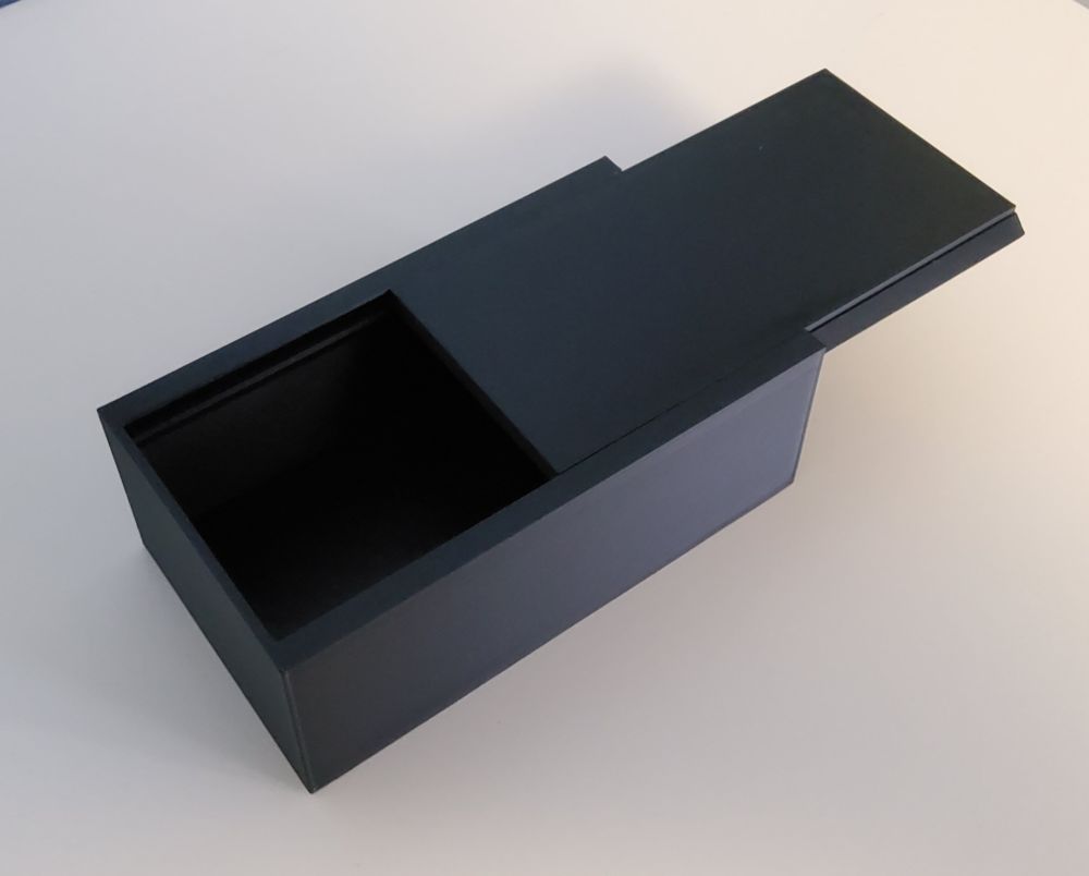 Sliding Lid Box, 3D printed