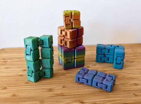 Sturdy Infinity Cube, 3D printed