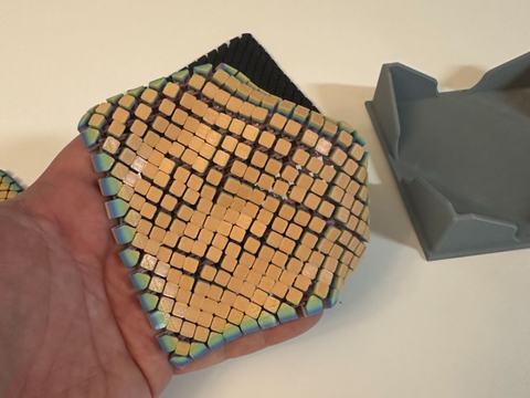 Fidget Blanket Coaster, 3D printed
